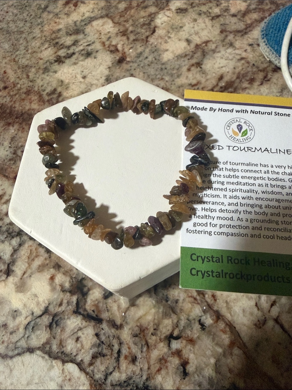 Multicolor Tourmaline Chip Bracelet